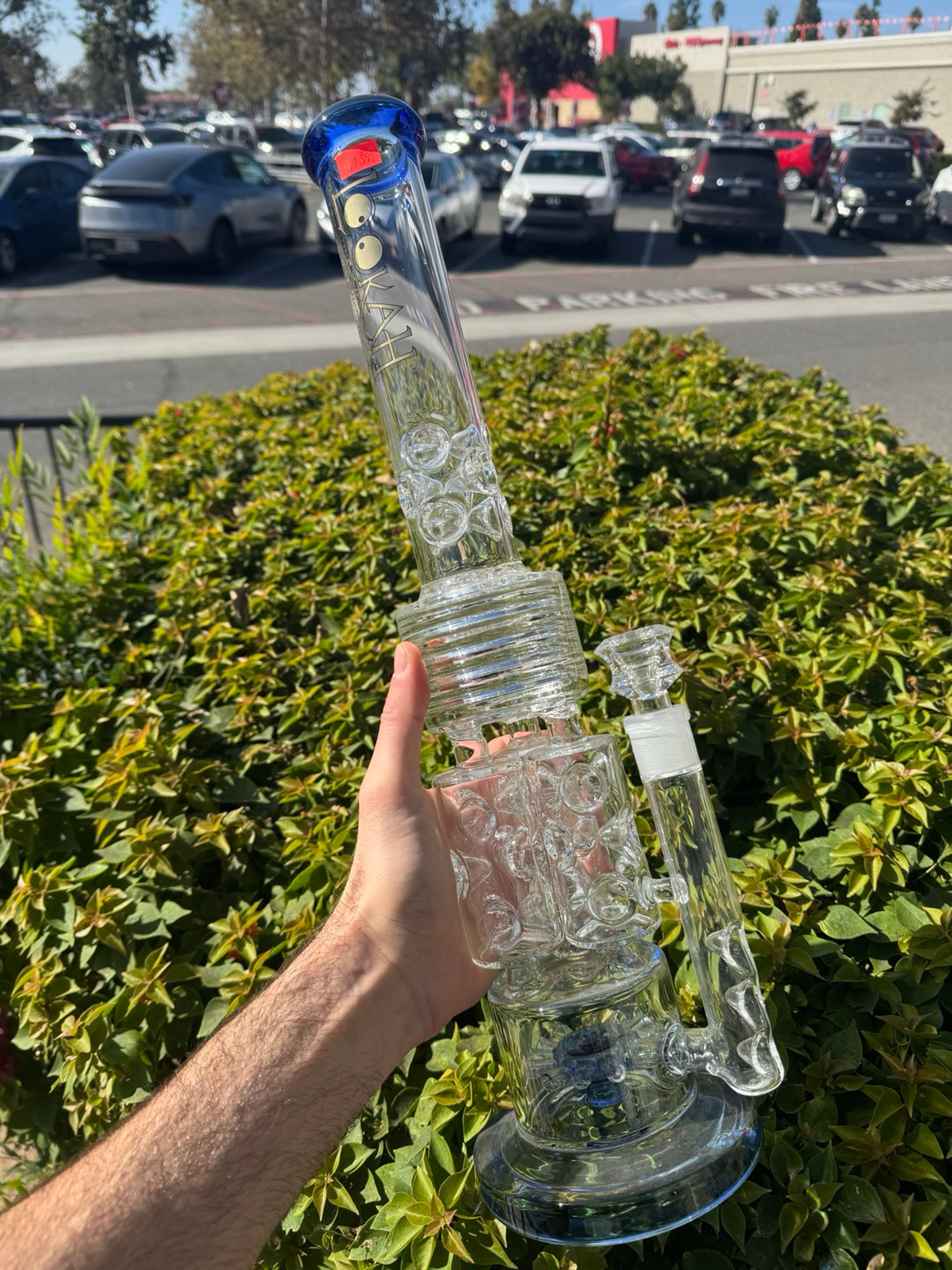 Preview pic of Lookah 20” tube 2 percs blue