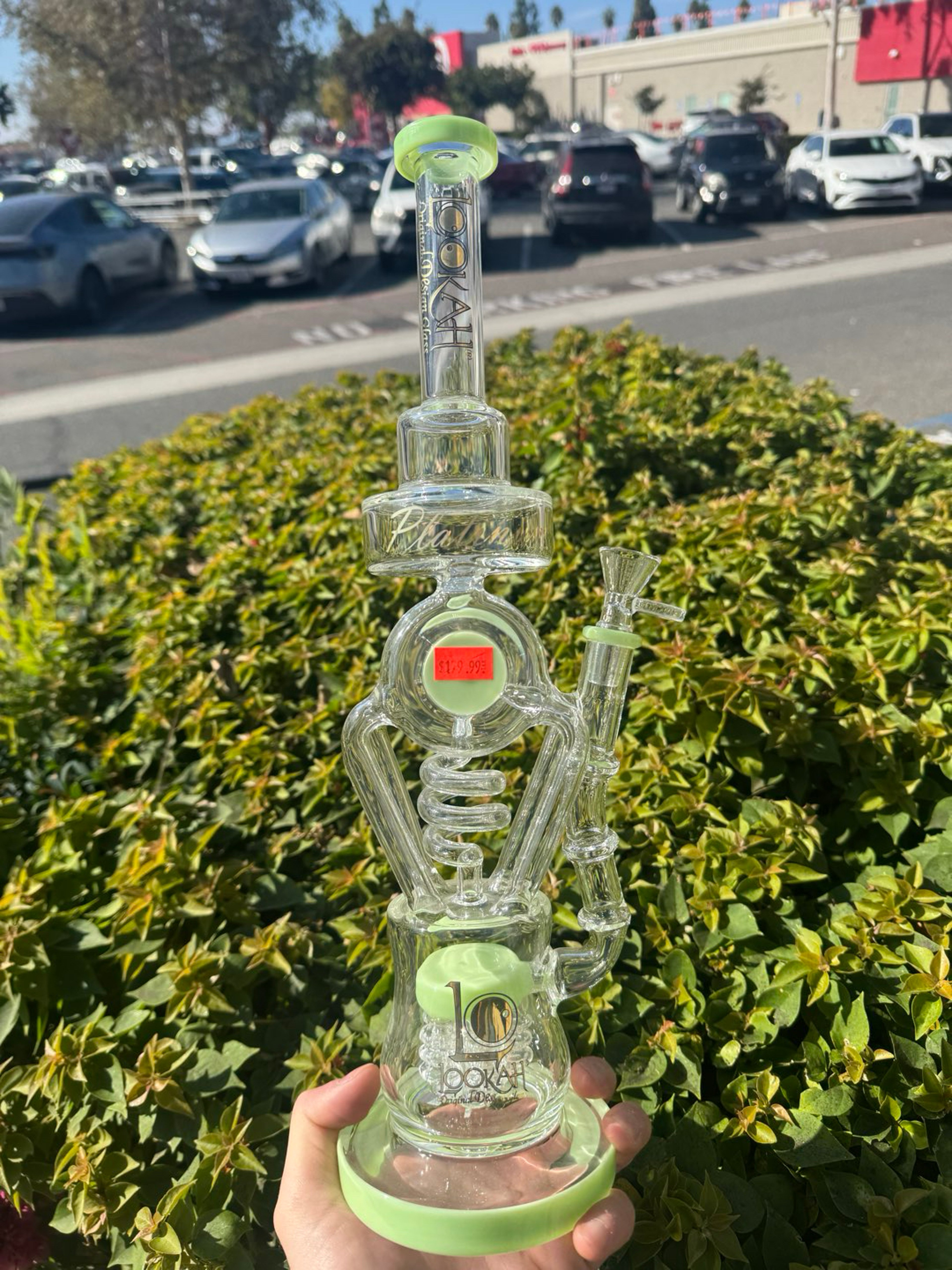 Preview pic of Lookah recycler 16” green