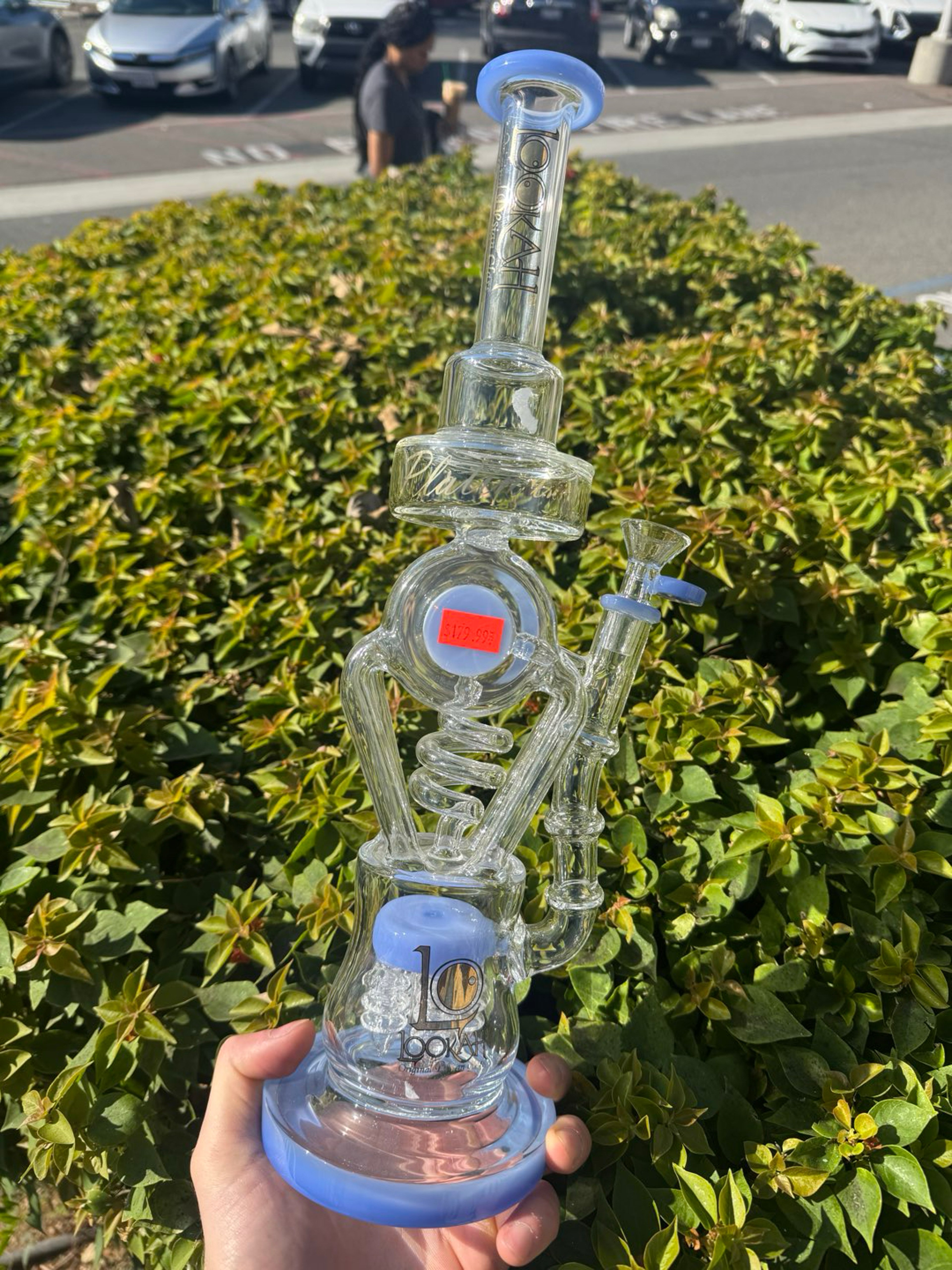 Preview pic of Lookah recycler 16” blue