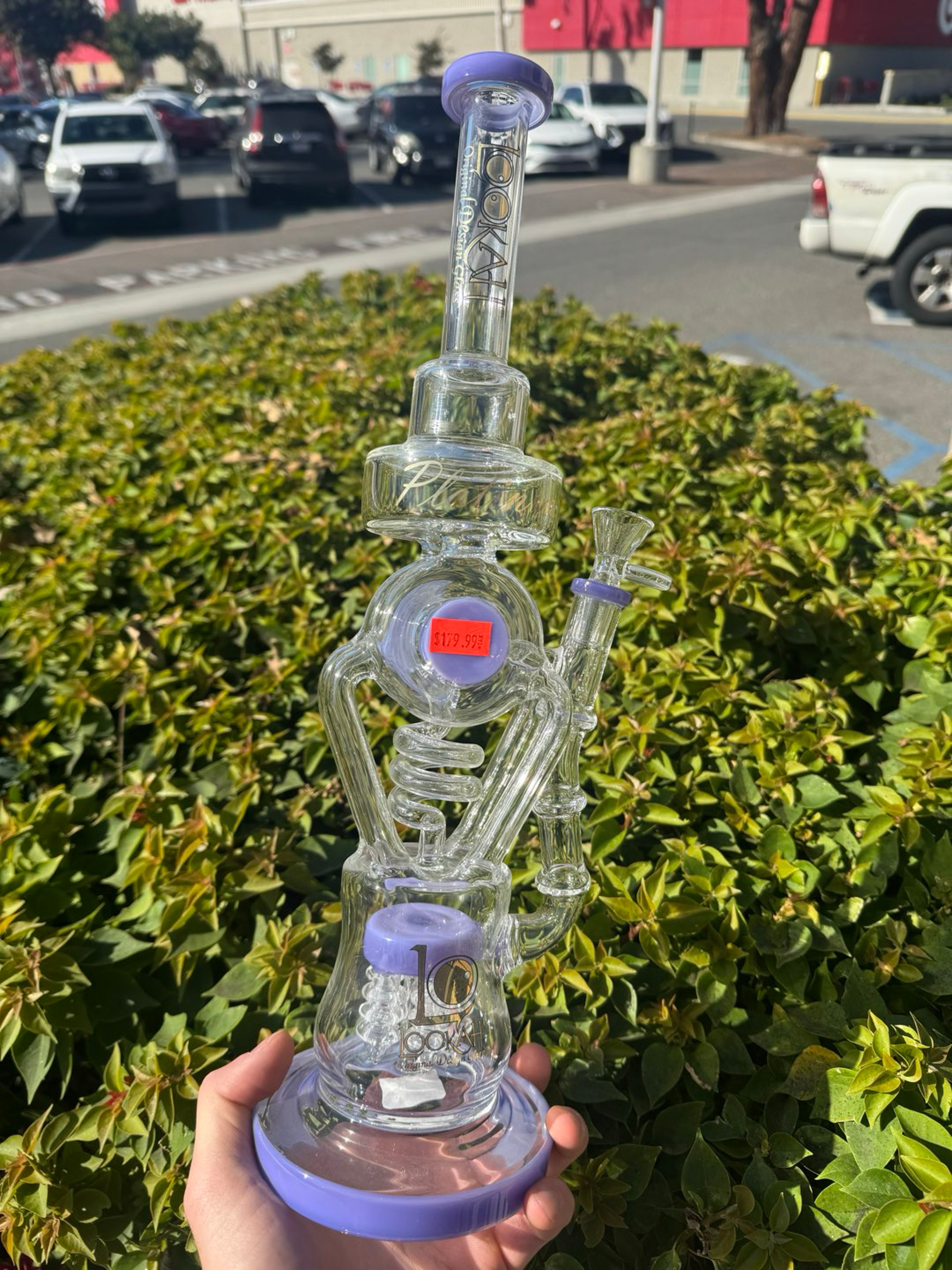 Preview pic of Lookah recycler 16” purple