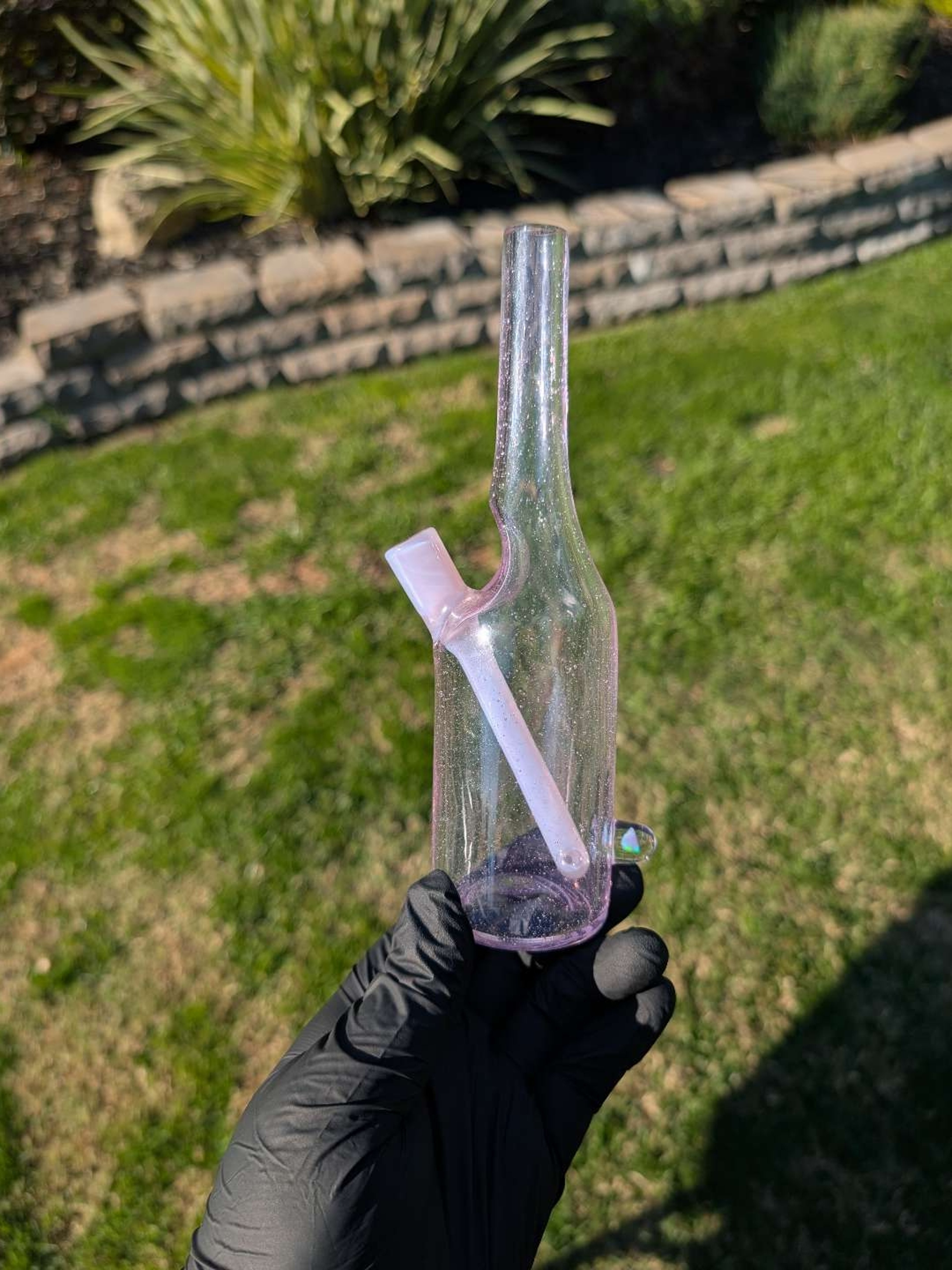 Preview pic of Glass mechanic sake bottle