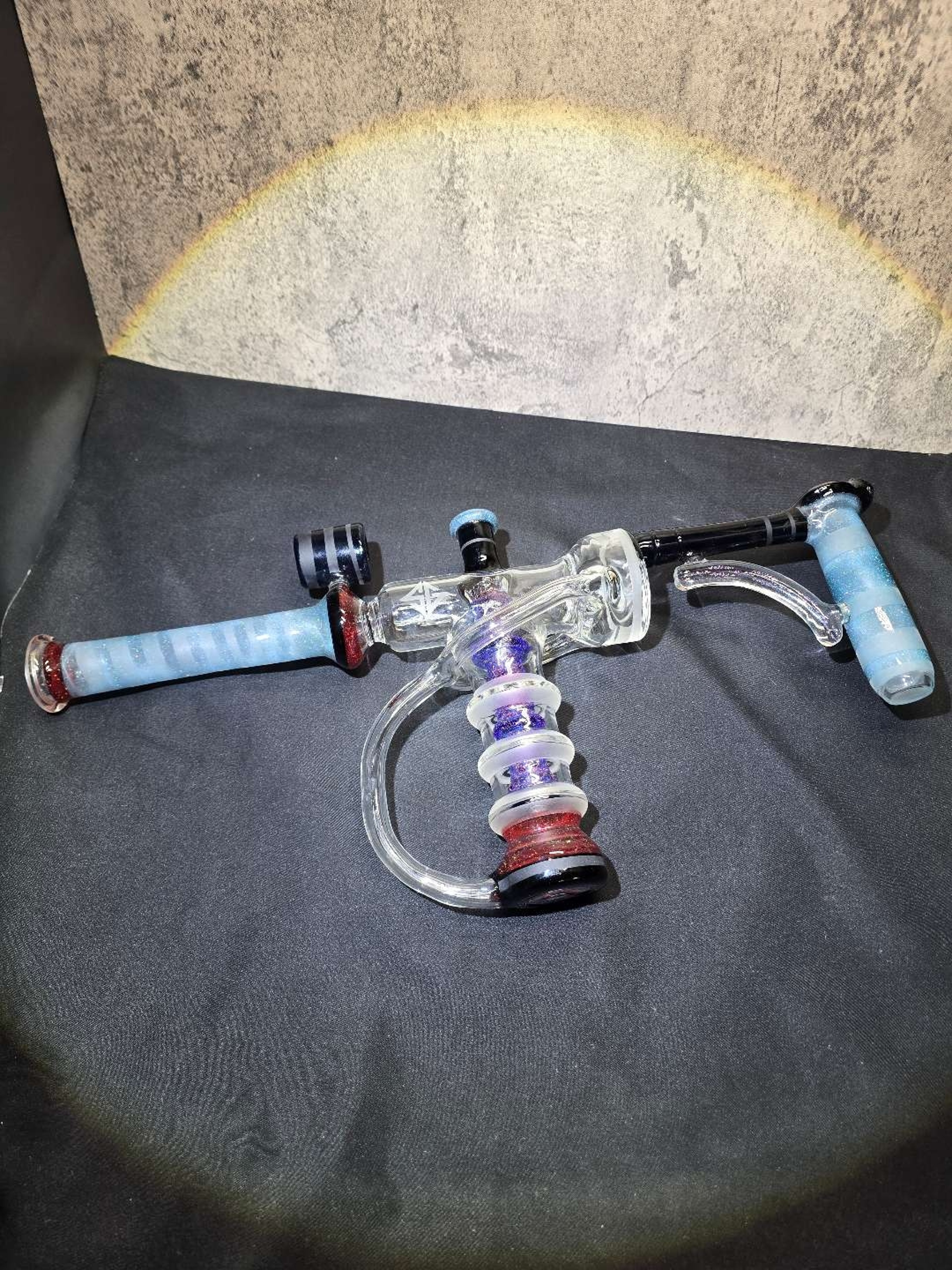 glass weapons of war Uzi recycler image 0