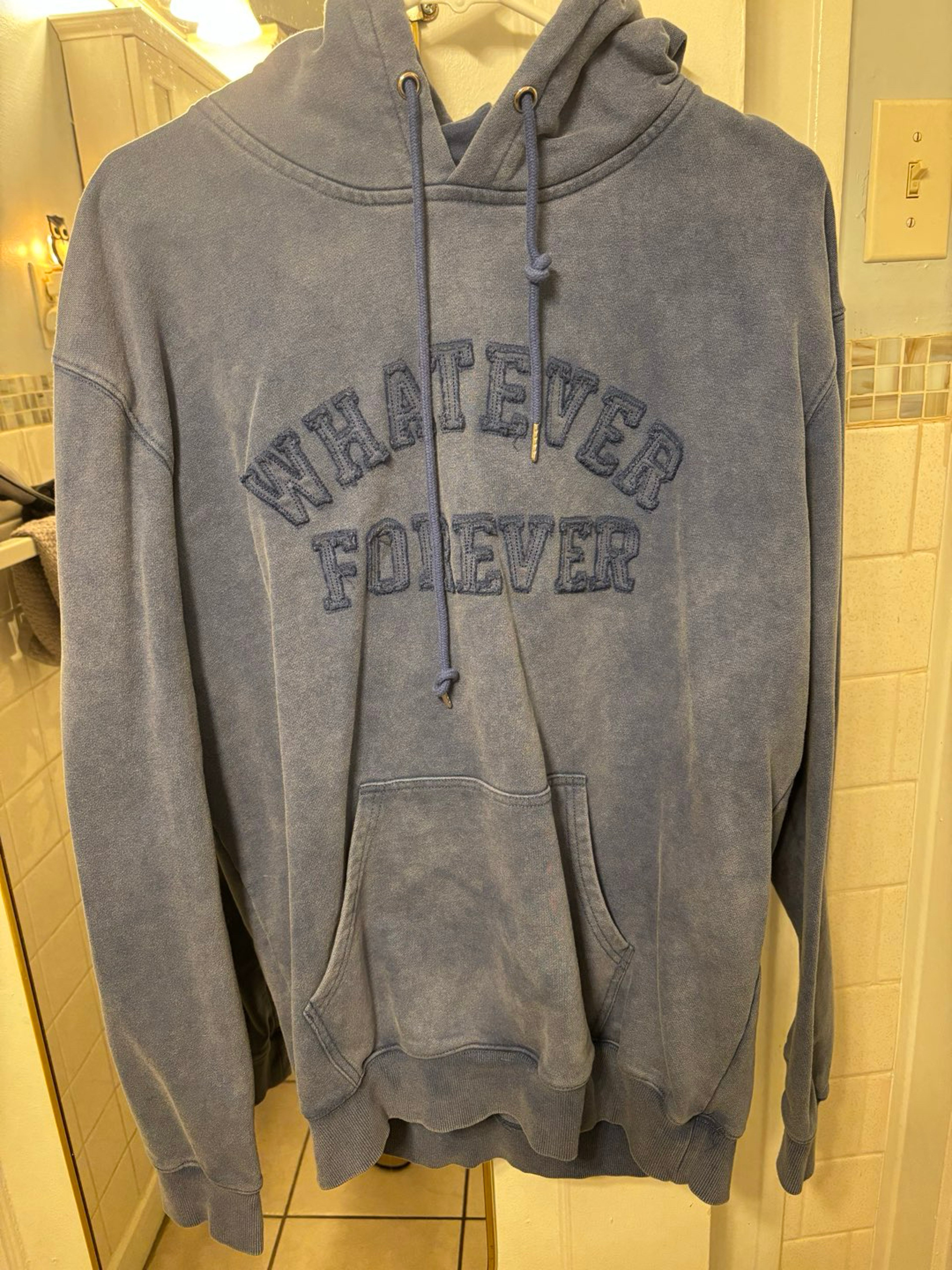 Preview pic of gz blue whatever forever hoodie