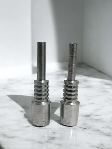 Preview pic of 10mm Male Titanium Dabbing Nails (2) for Nectar Collector