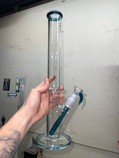 Preview pic of 44x16” tall, blue stardust color,14mm 3 holes slide