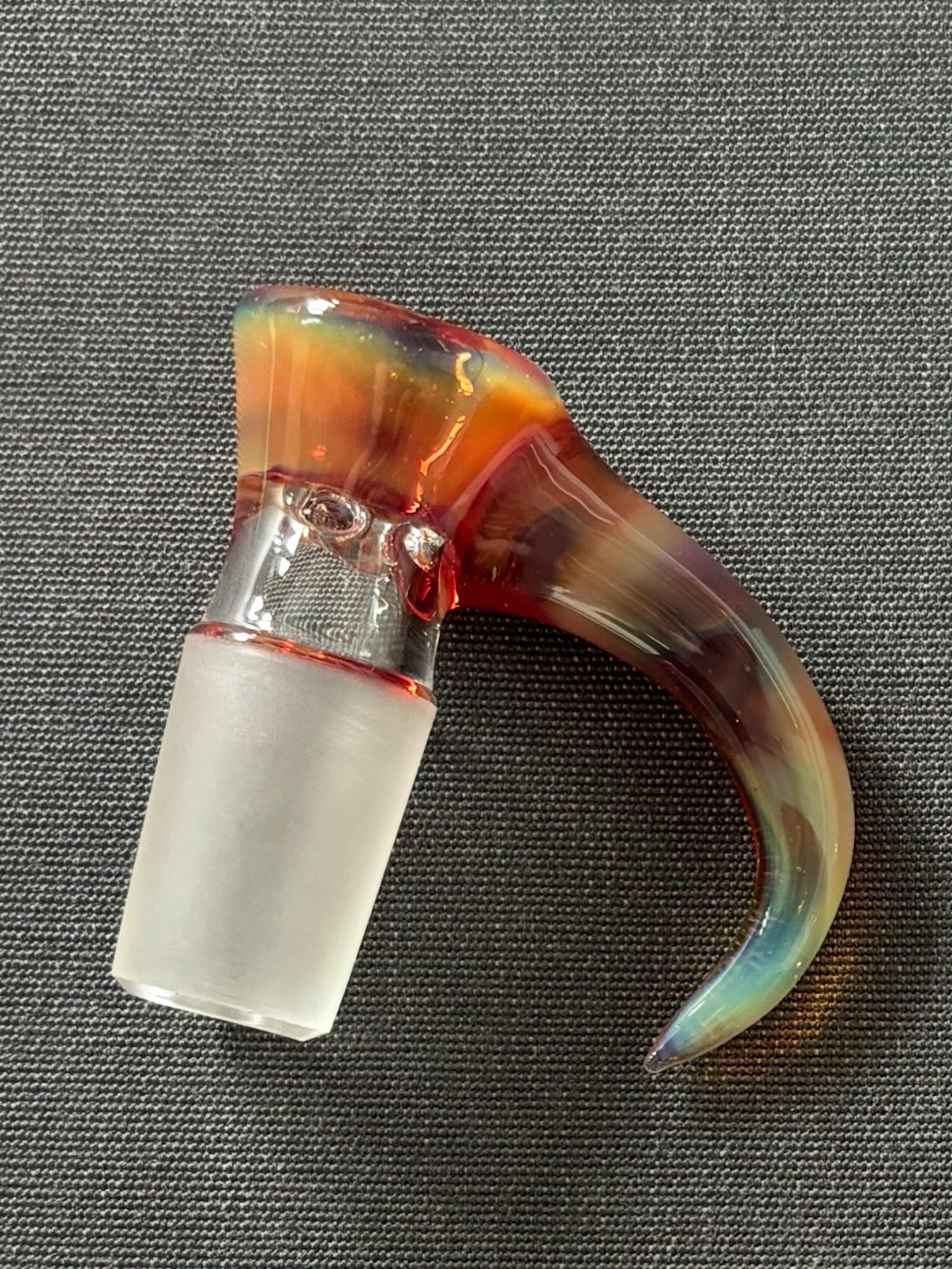 Preview pic of 18mm 4 Hole Purple rainbow vaughs bongs