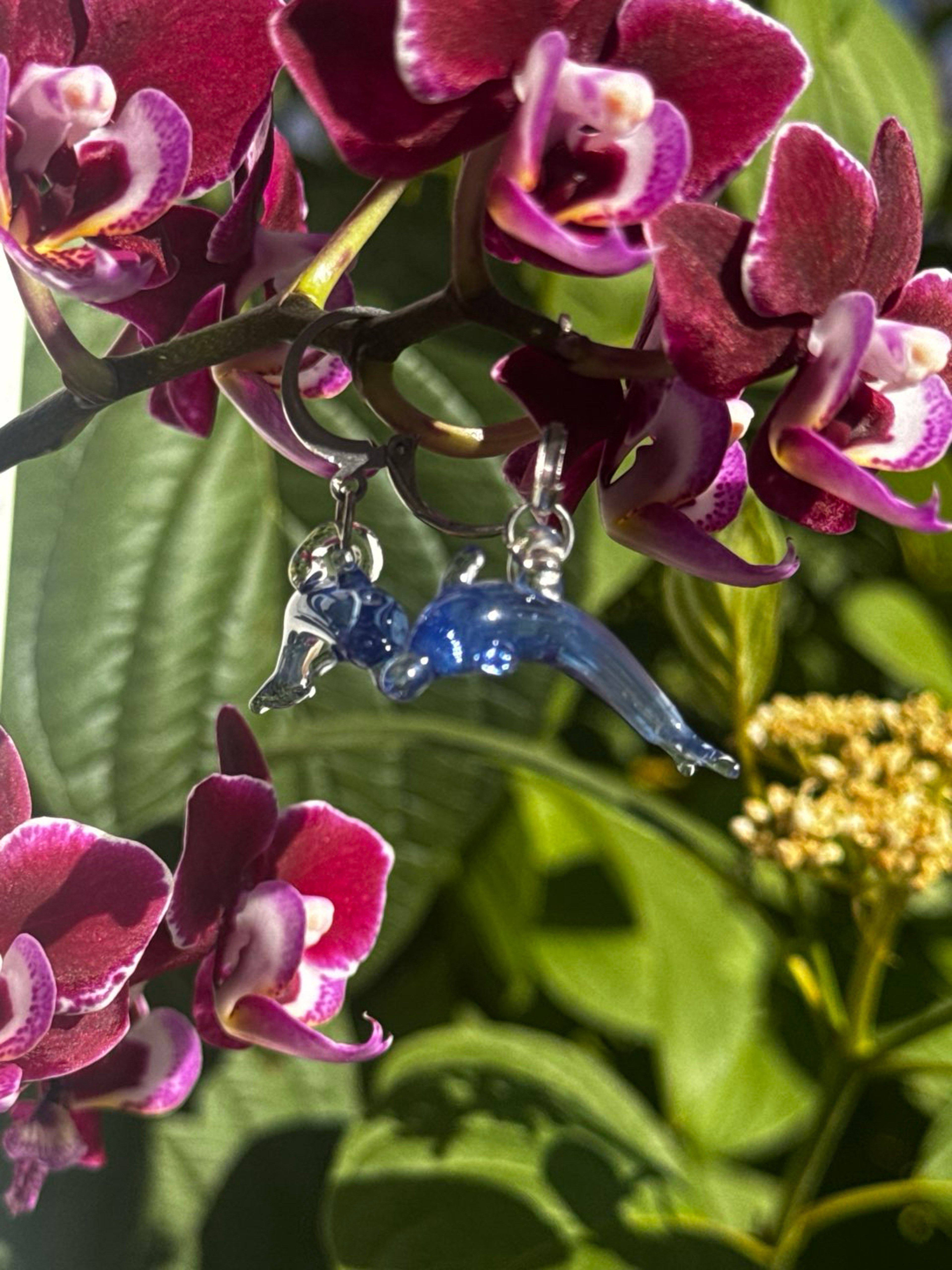 Preview pic of Sonic Dolphin Earrings