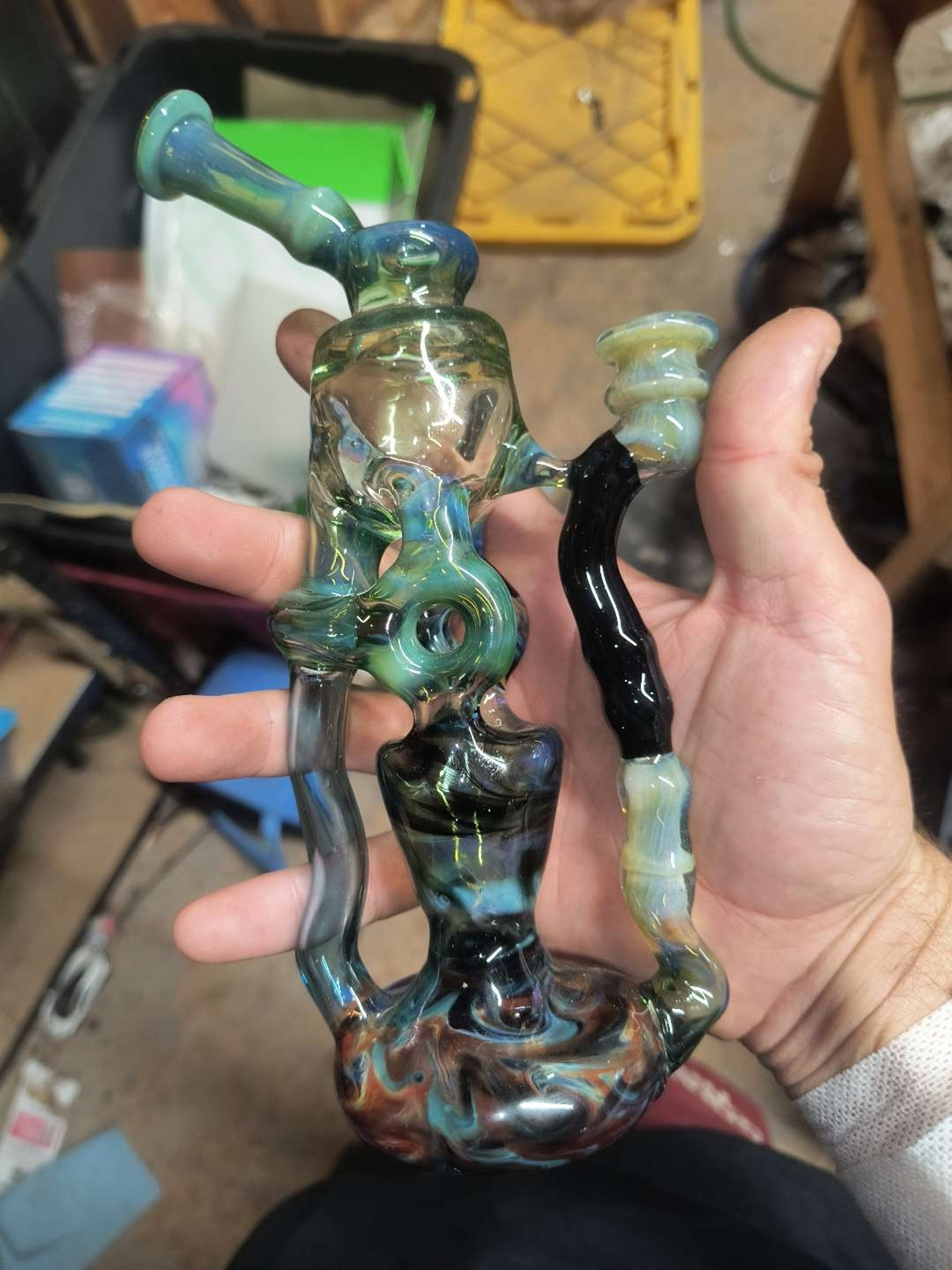 Donut recycler with blooper image 0
