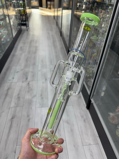 Preview pic of Ic glass 17” recycler tube green