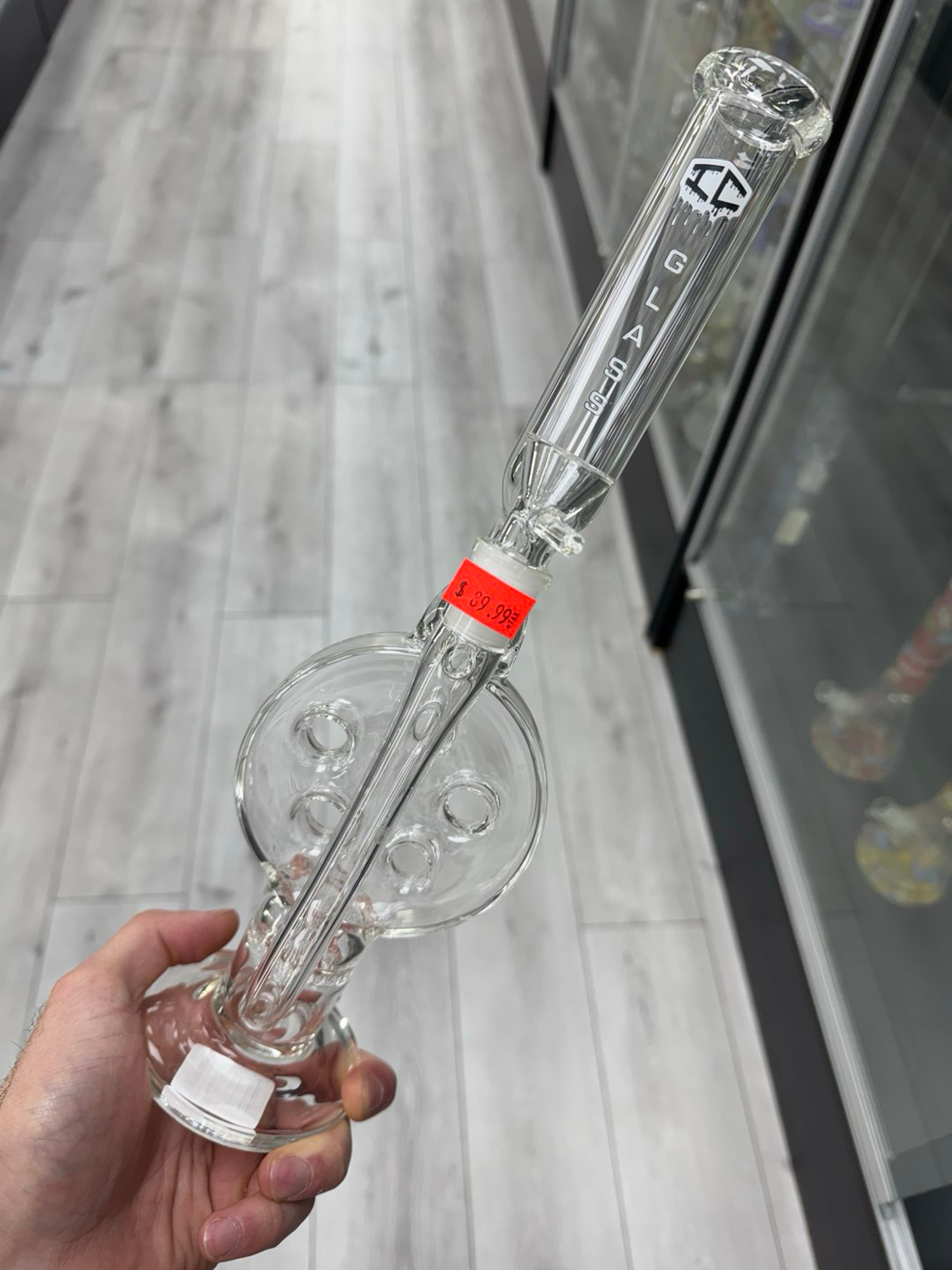 Preview pic of Ic glass 13” Swiss tube clear