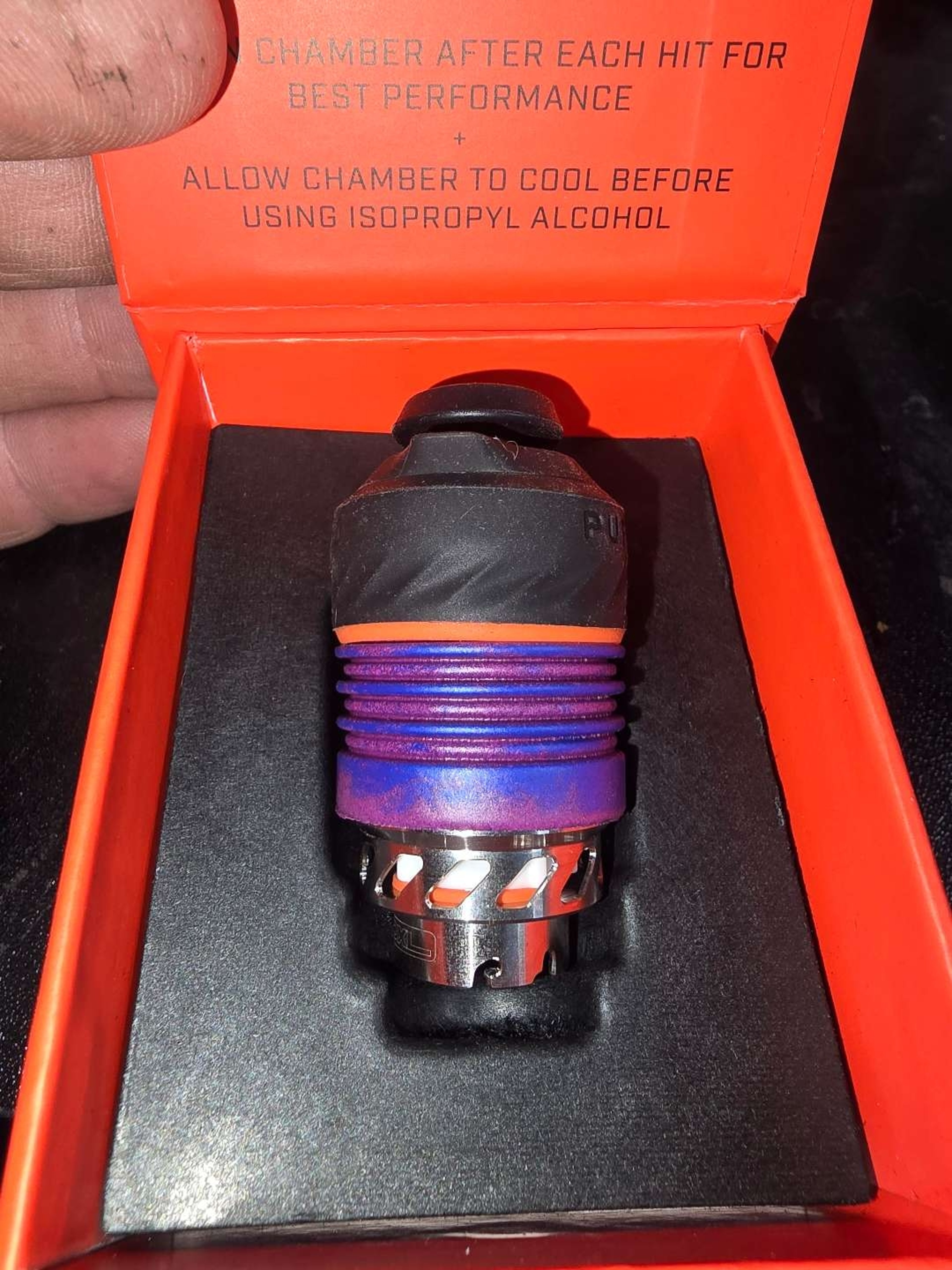 Preview pic of Indiglow colored puffco 3dxl