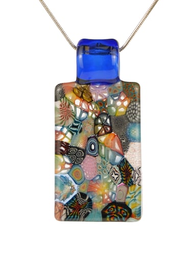Preview pic of Heathbar Murrine Tile Pendant #9