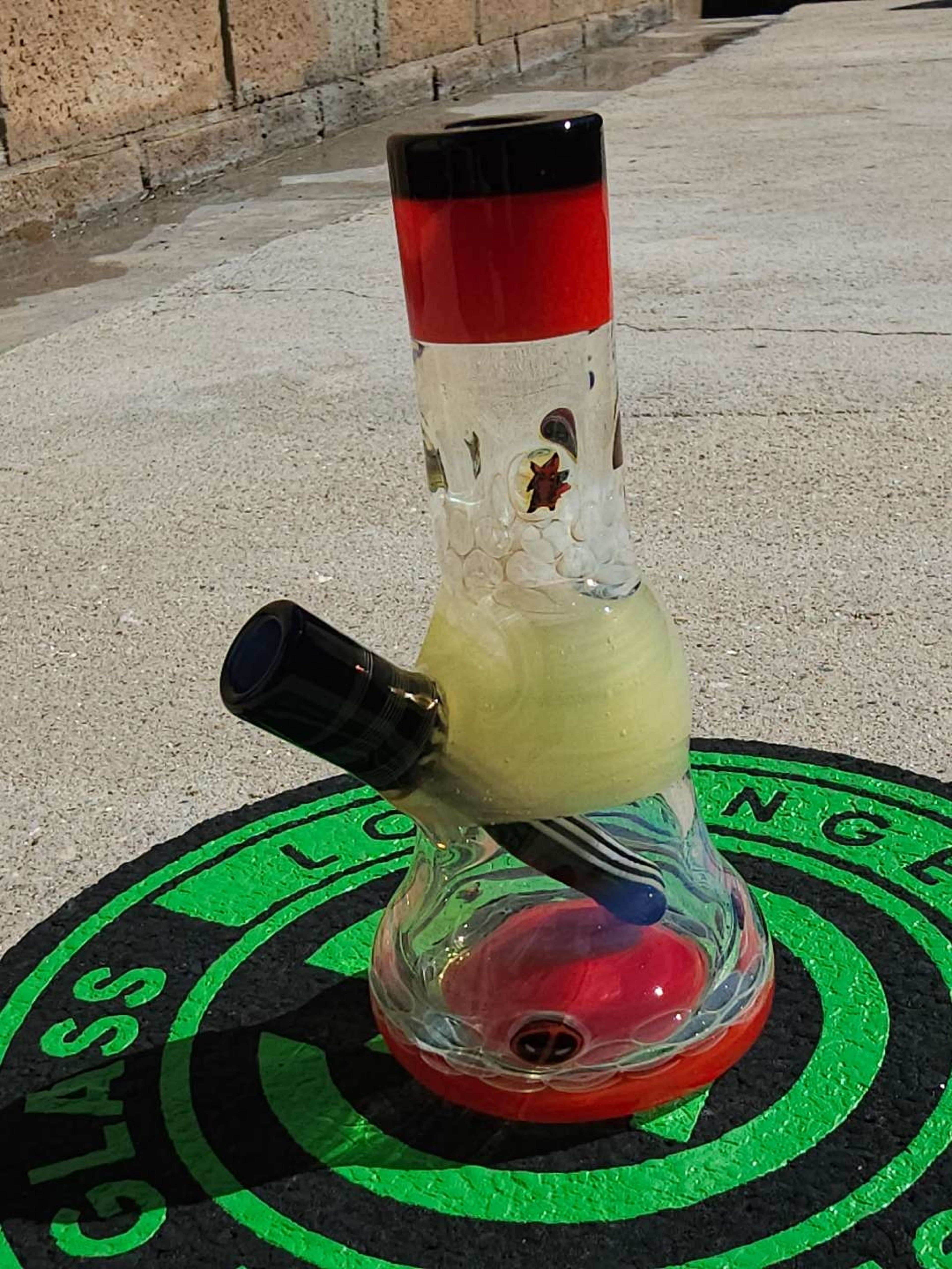 Micro Tube FULLY WORKED Millies  1/1 Thick glass image 0