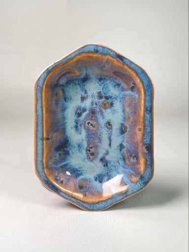 Preview pic of Stoneware Ash Tray - Sapphire Slate