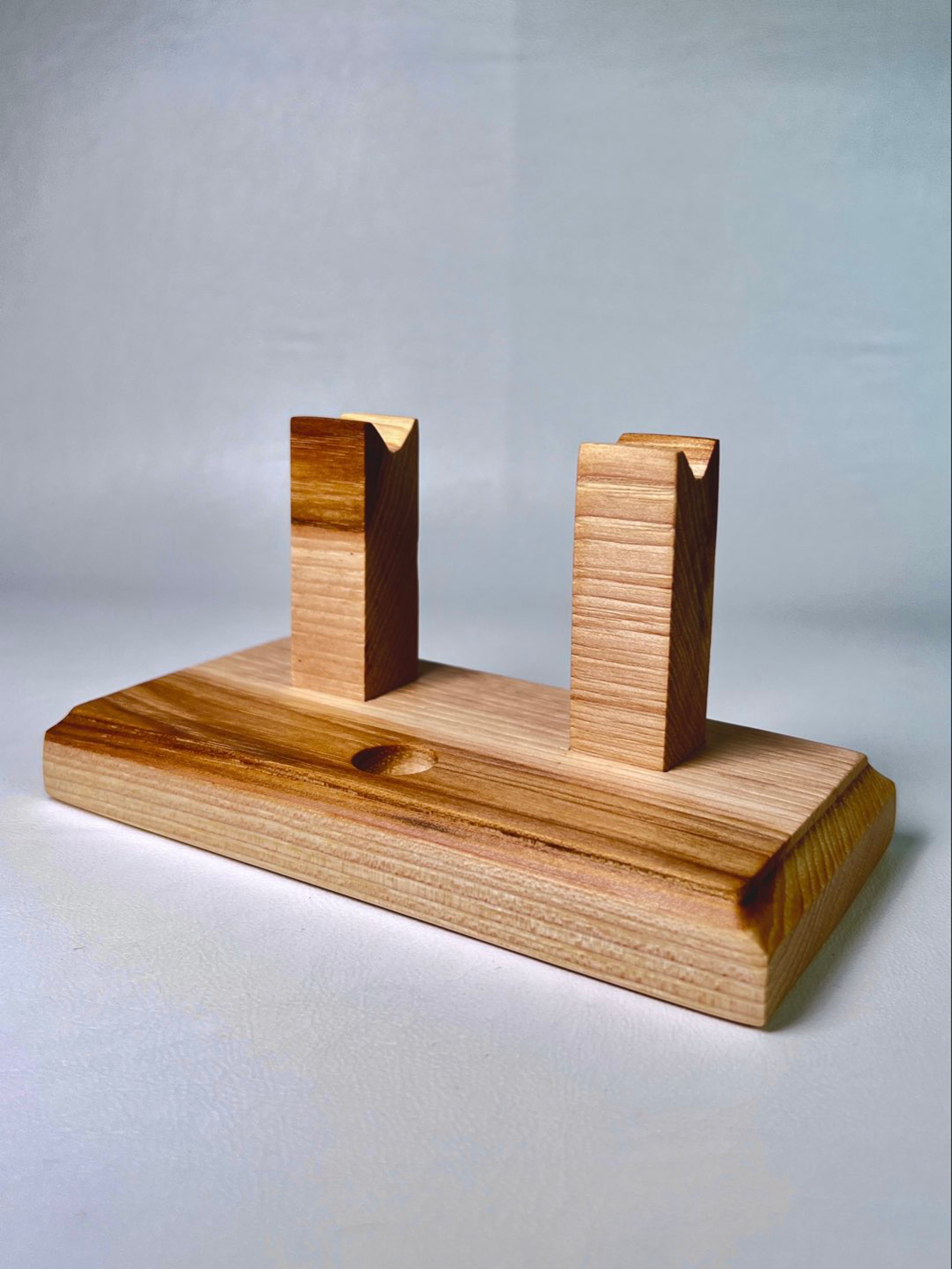 Preview pic of Rustic Hickory Dab Tool Stand ‘Takoro’