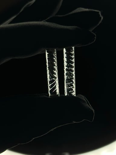 Preview pic of Medium Solid Quartz Etched Pillar 2 pack