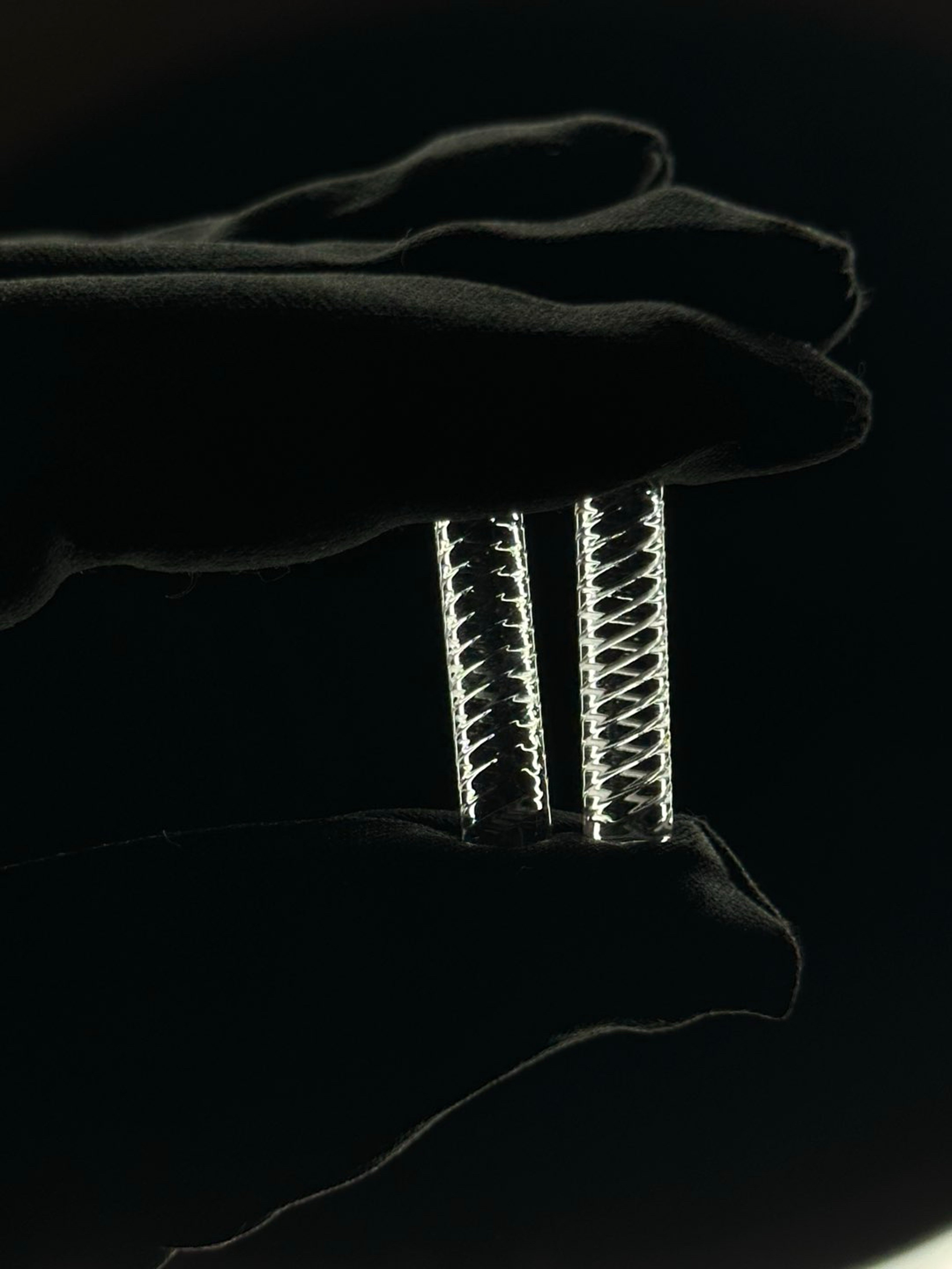 Preview pic of Small Solid Quartz Spiral Pillar 2 pack