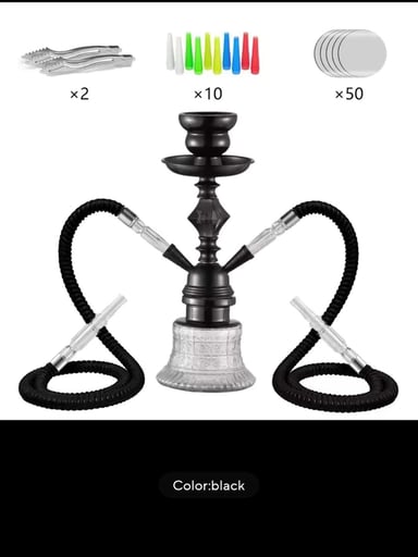 Preview pic of Double Stem Hookah