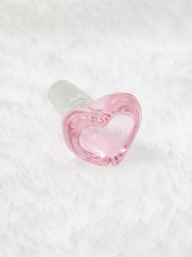 Preview pic of Pink Heart-Shaped 💗 Glossy 14mm Male Slide