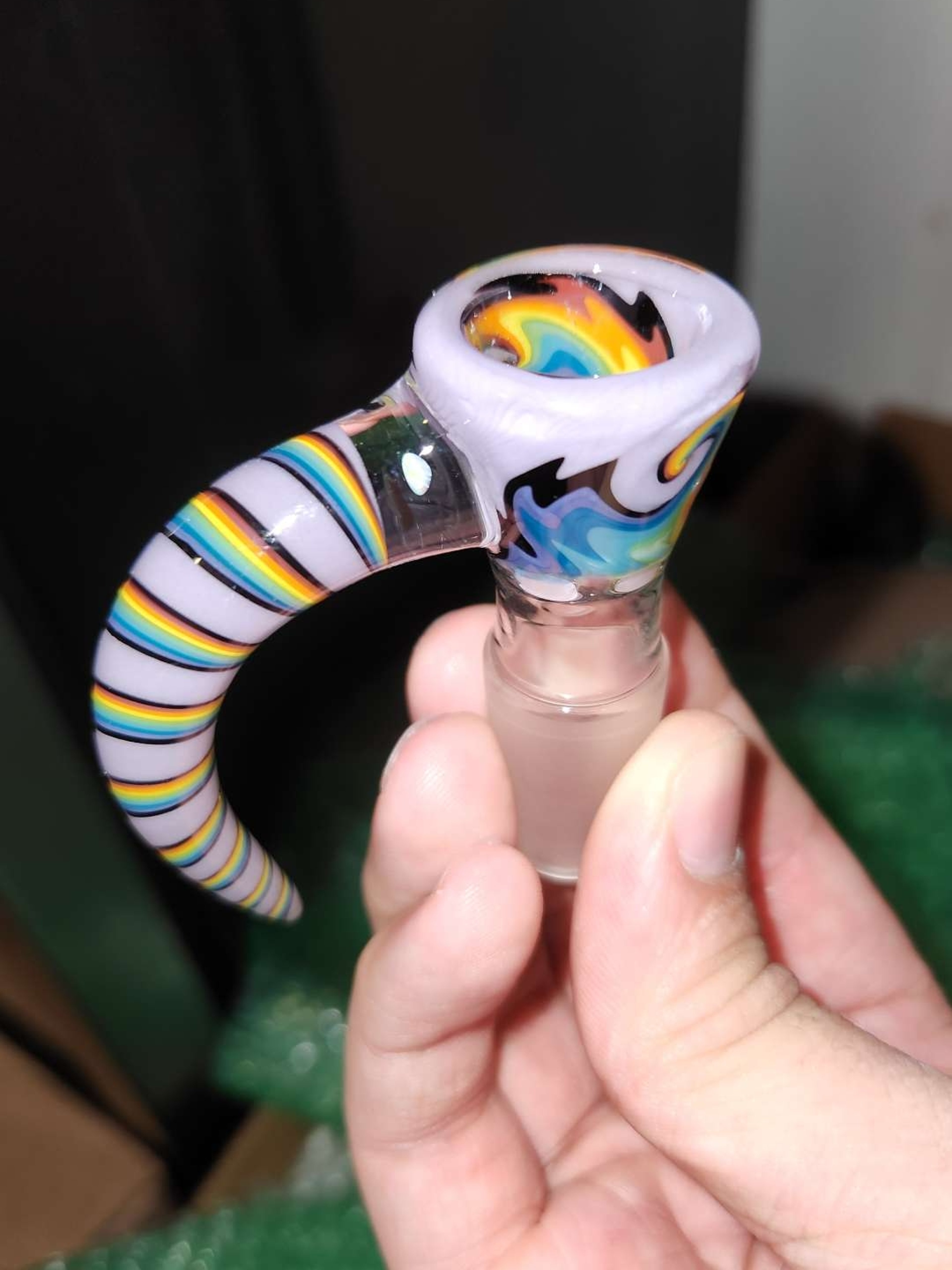 Preview pic of Purple w/ rainbow 18mm slide