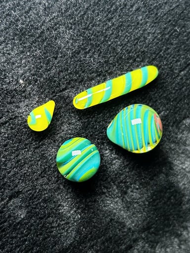 Preview pic of MarvinsGlass024 4-Piece Slurper Set 🥑