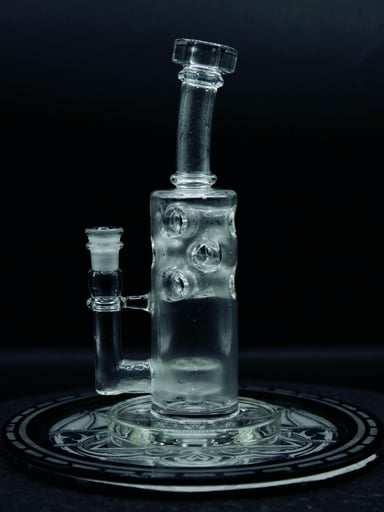 Preview pic of Mothership Glass | 10mm Clear Mini Straight Fab | $1700