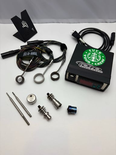 Preview pic of D-nail E nail set up