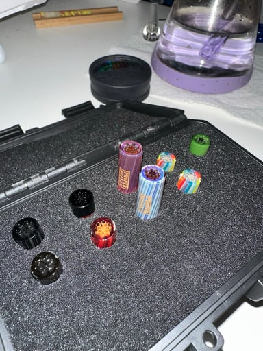 Preview pic of Proper Doinks “Double Amber Purple Fume” Tips (2)