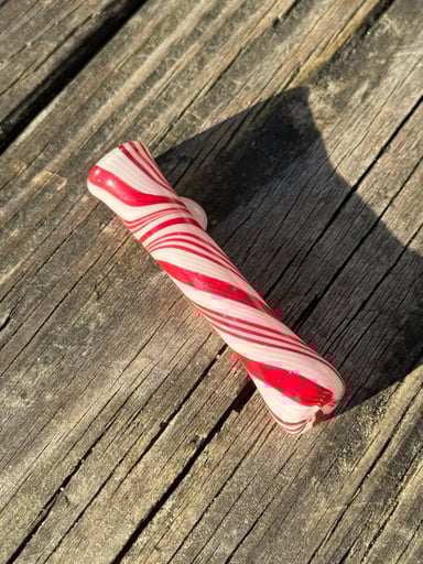 Preview pic of Hippie Hookup Candy Cane Chillum