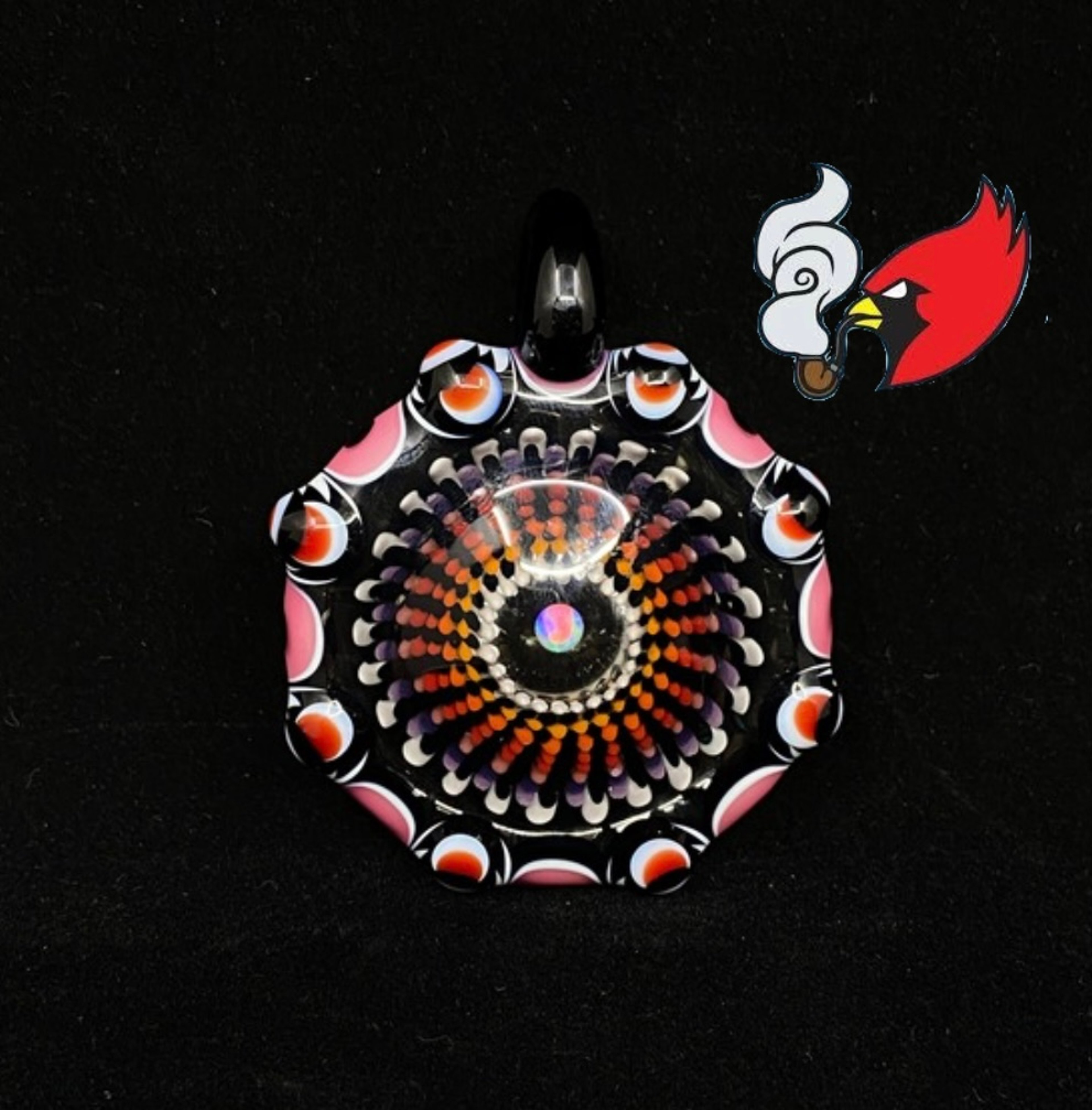 Preview pic of Pink Dot Stack Pendant