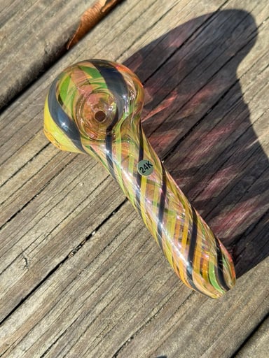 Preview pic of Hippie Hookup Gold Fume Spoon