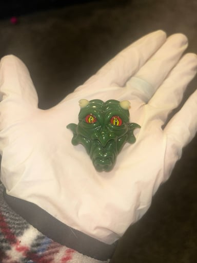 Preview pic of Kaleb Folck Glass Goblin Pendant