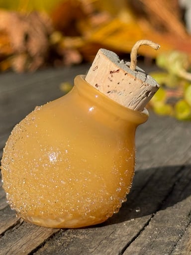 Preview pic of Sugar Mattys Frit Dip Hemp Wick Jar