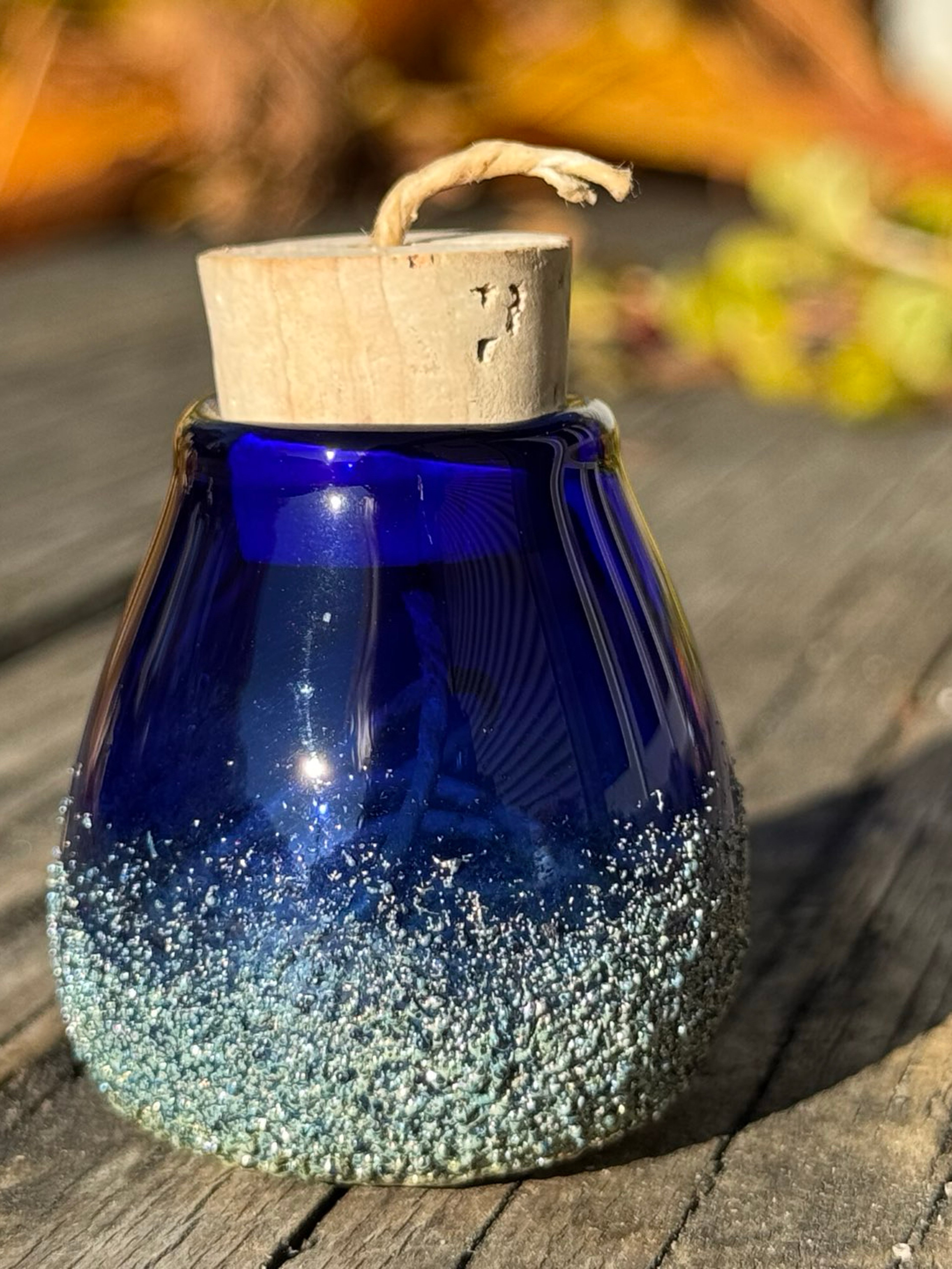 Preview pic of Sugar Mattys Frit Dip Hemp Wick Jar