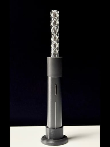 Preview pic of Nope2Dope Puffco Pivot Clear Fusili Spinner Tip