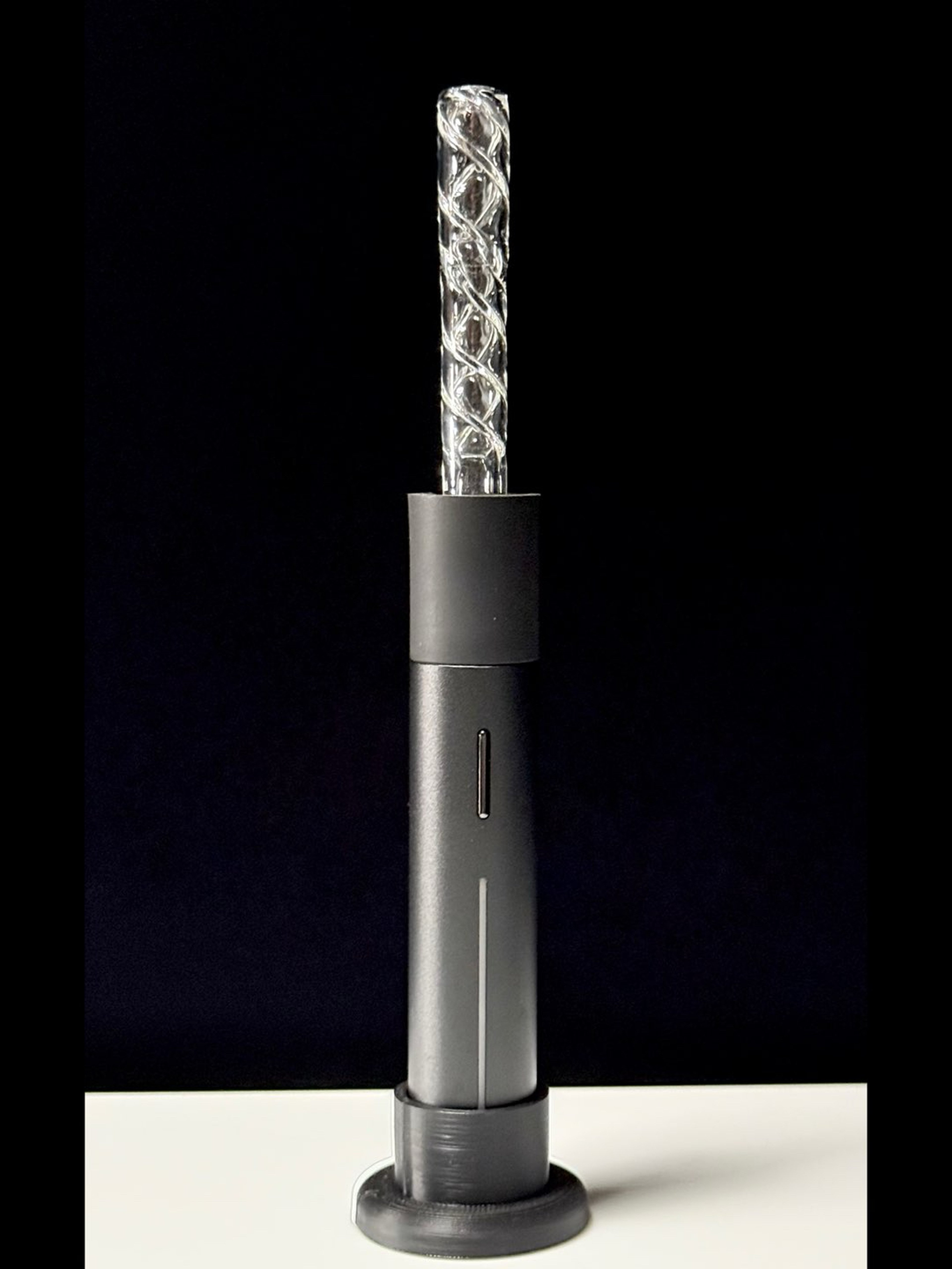 Nope2Dope Puffco Pivot Clear Fusili Spinner Tip image 0