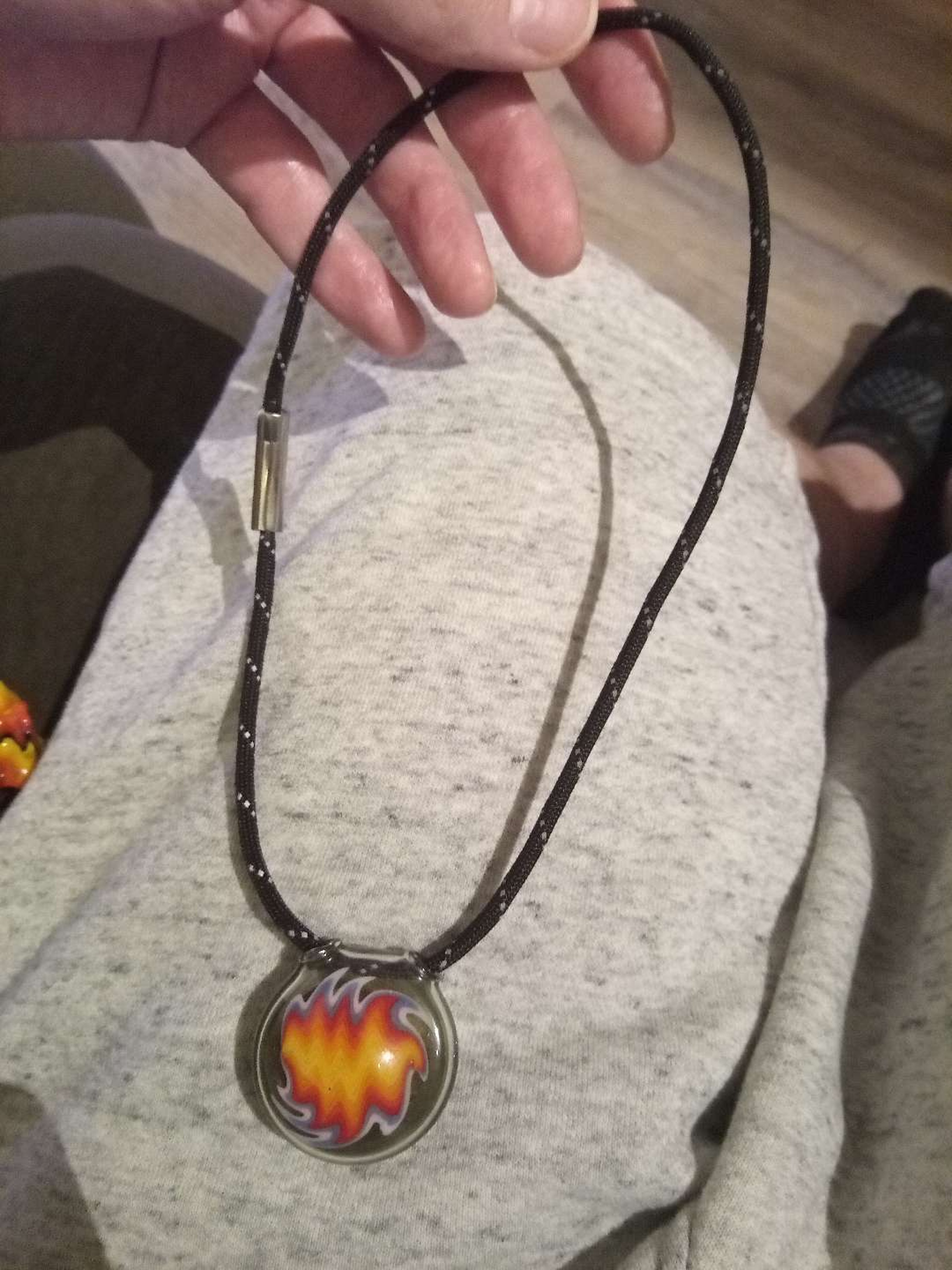 Flame wig-wag pendant image 0