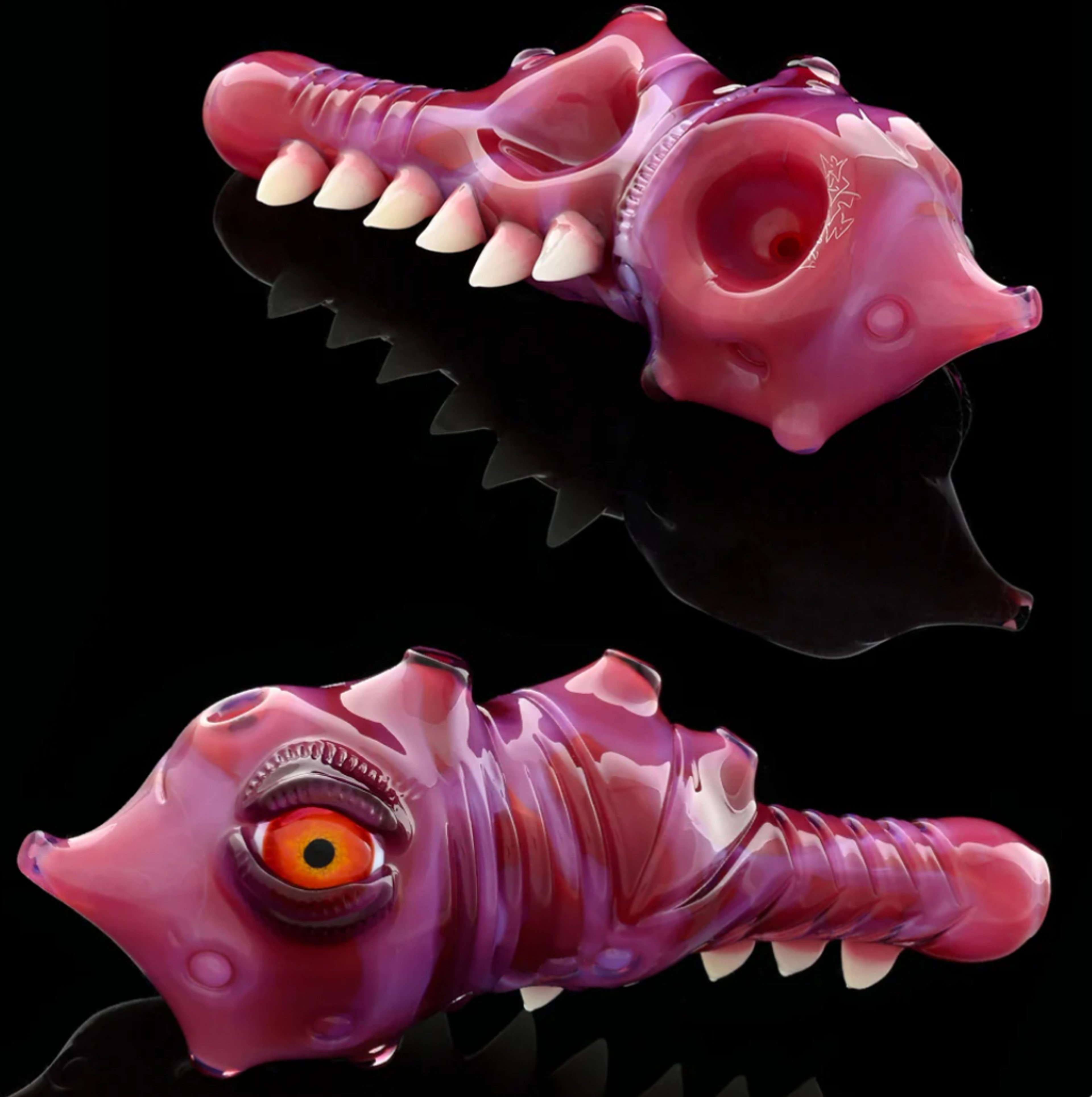 Preview pic of Amorphic Dry Handpipe by Salt Glass