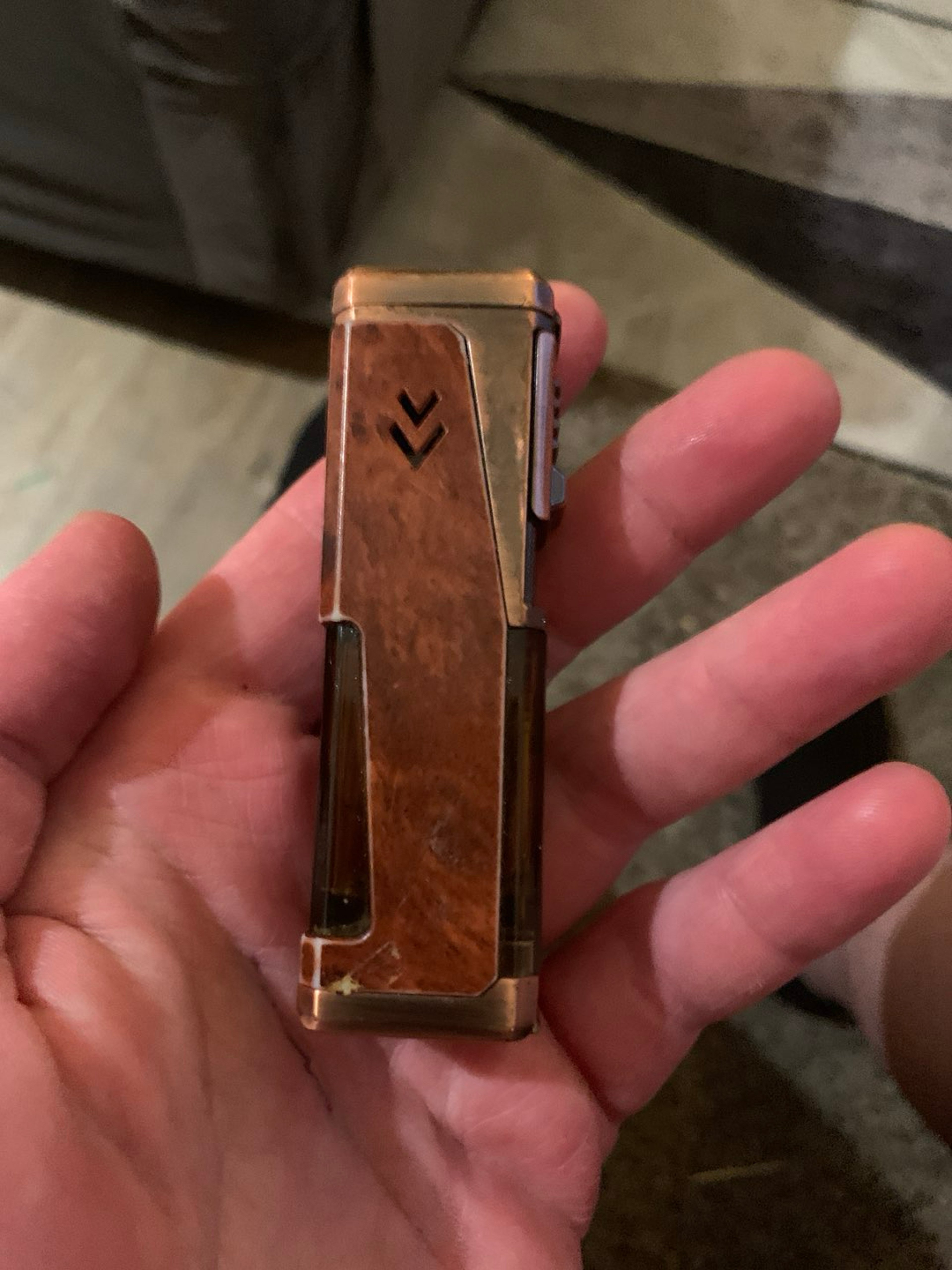 Preview pic of Honest Handheld Butane Quad Flame Torch Lighter Fill Window