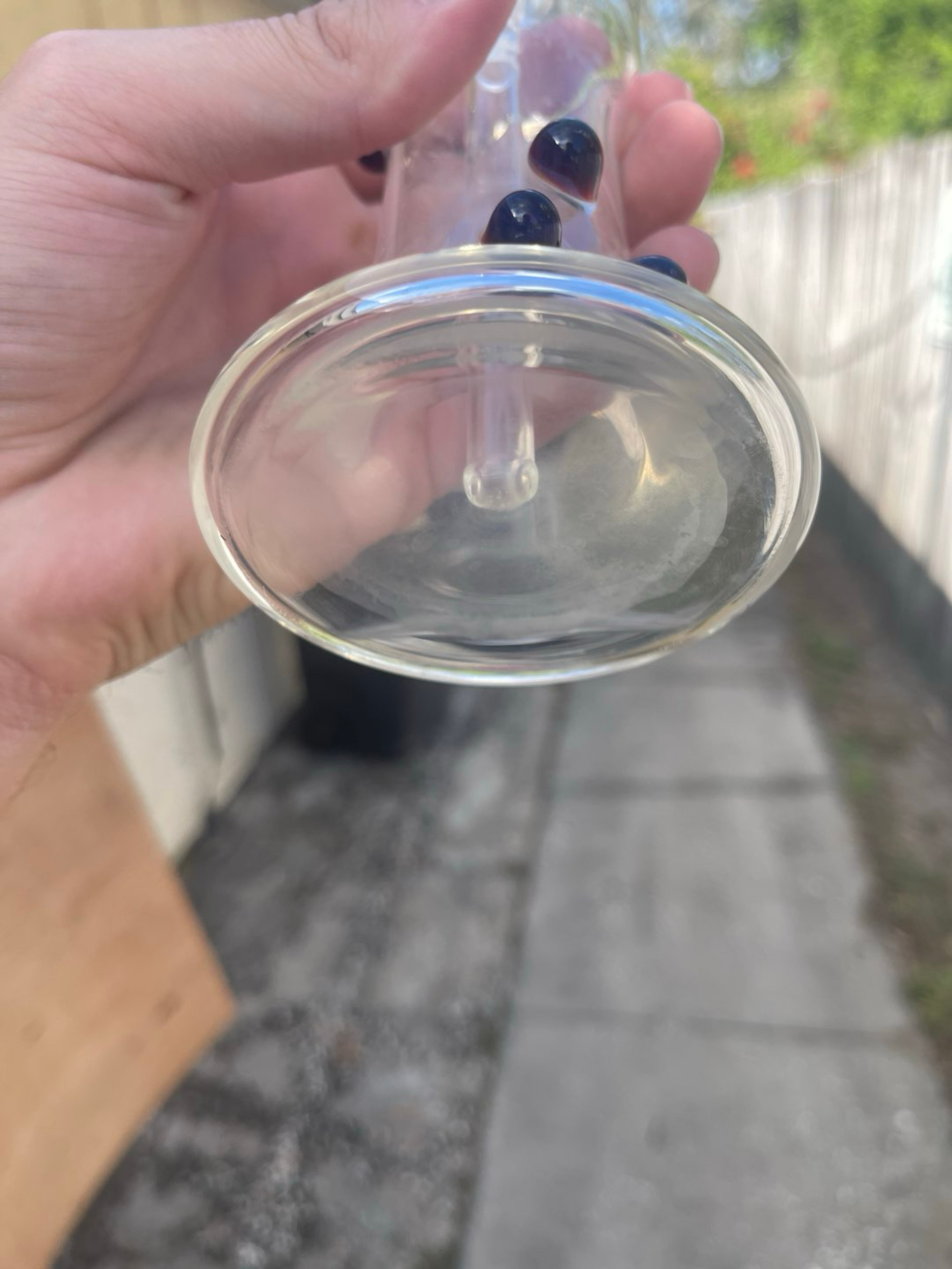 Preview pic of 10mm hollowfoot diffy rig by Joda glass