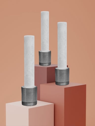 Preview pic of (3 pieces) 510 Thread Ceramic Screw In Nail Tip for Nectar Collection