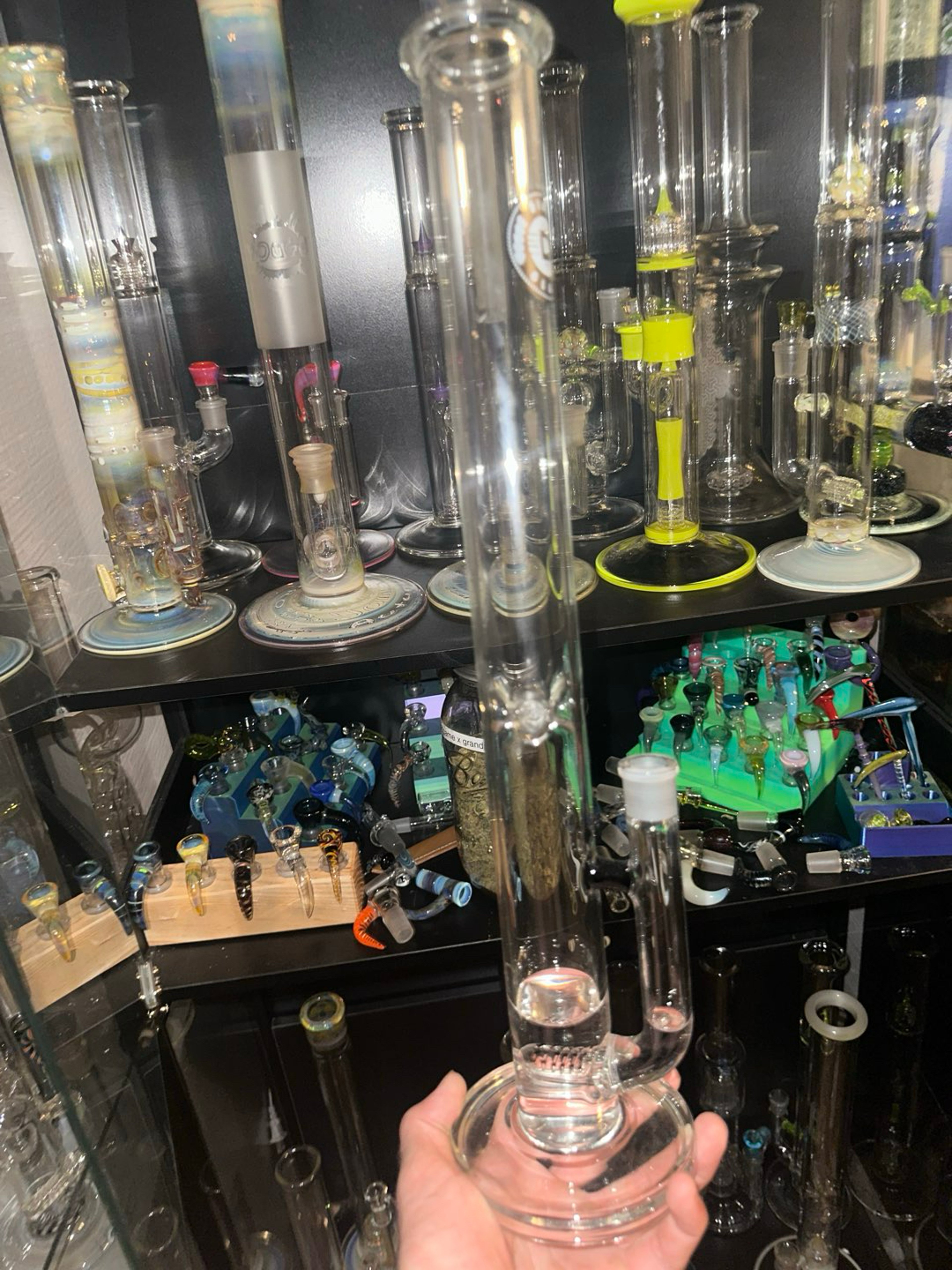 Dime glass upgrid straight tube image 0