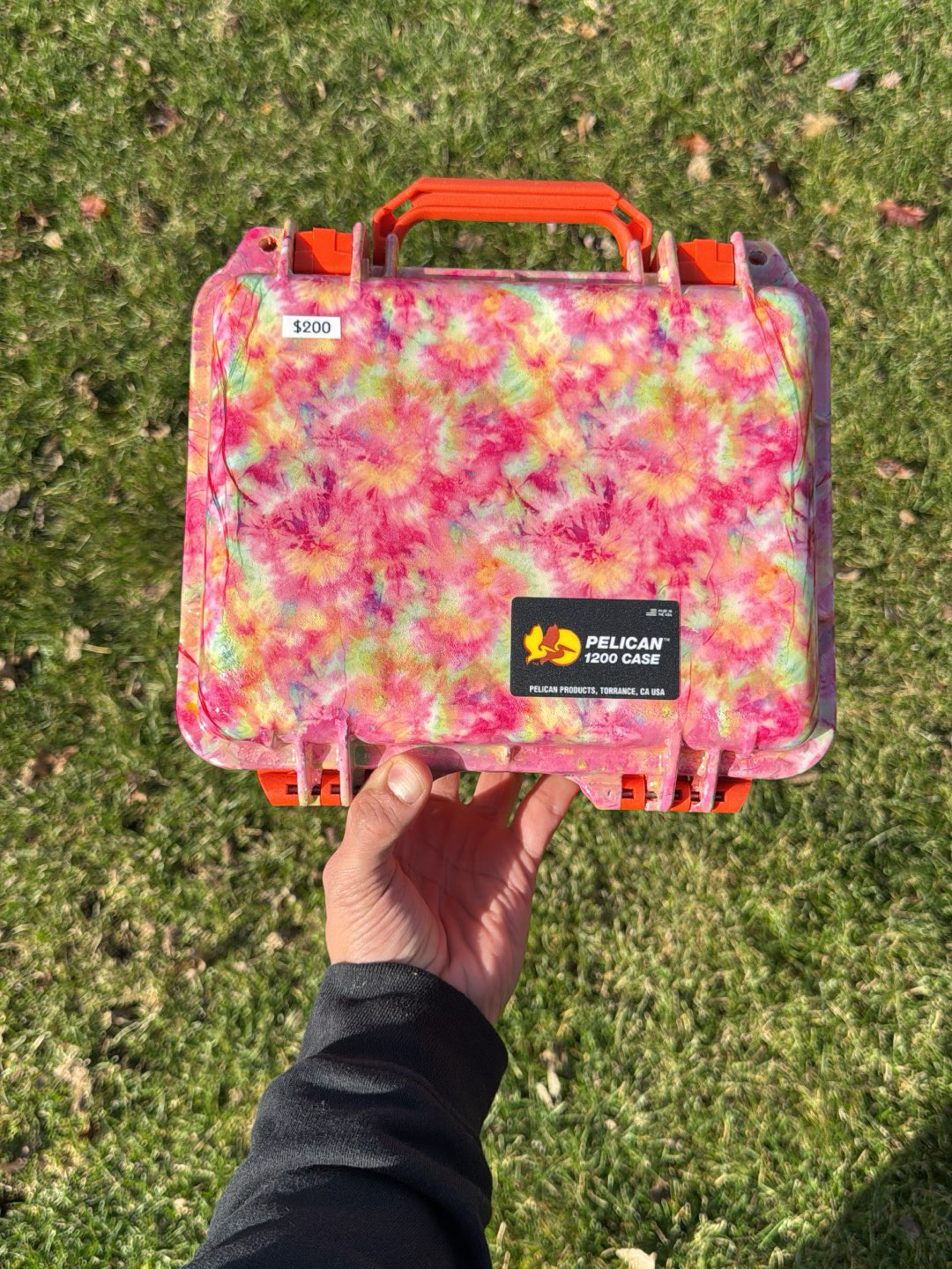 Preview pic of Pastel tie dye pelican 1200(orange)