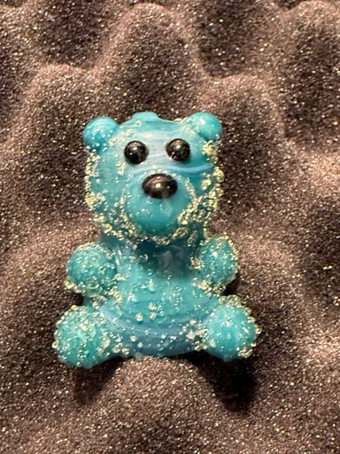 Preview pic of FYV Glass Sour Gummy Bear Pendant