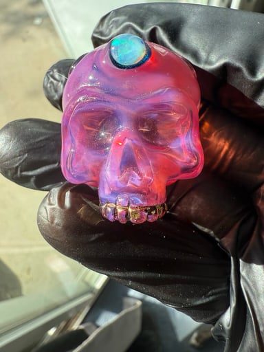 Preview pic of Sweeney Gold Plated Grill w/ third eye