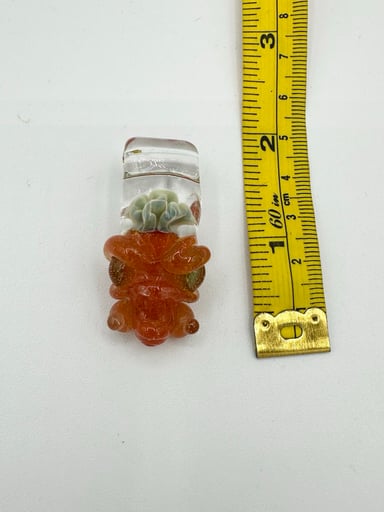 Preview pic of Orange Alien with Brain Pendant