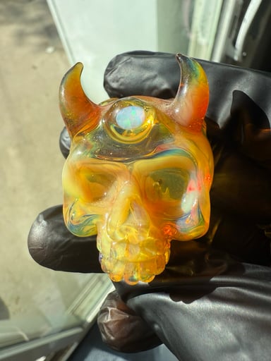 Preview pic of Sweeney 3rd Eye Skull Pendant