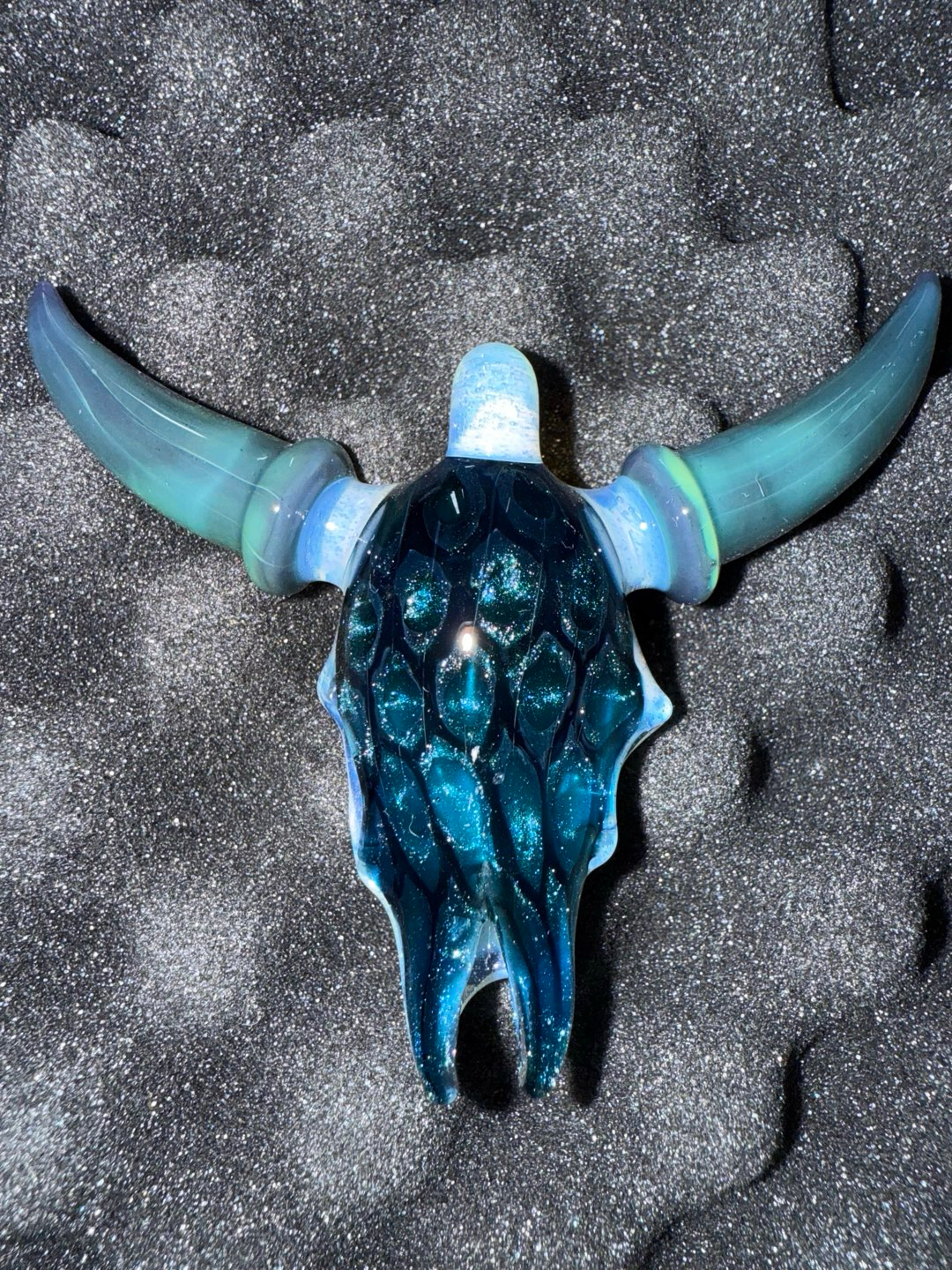 Hiccdog Cow Skull Pendant image 0