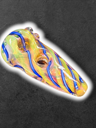 Preview pic of LQL Glass - Fumed In & Out Donut Spoon