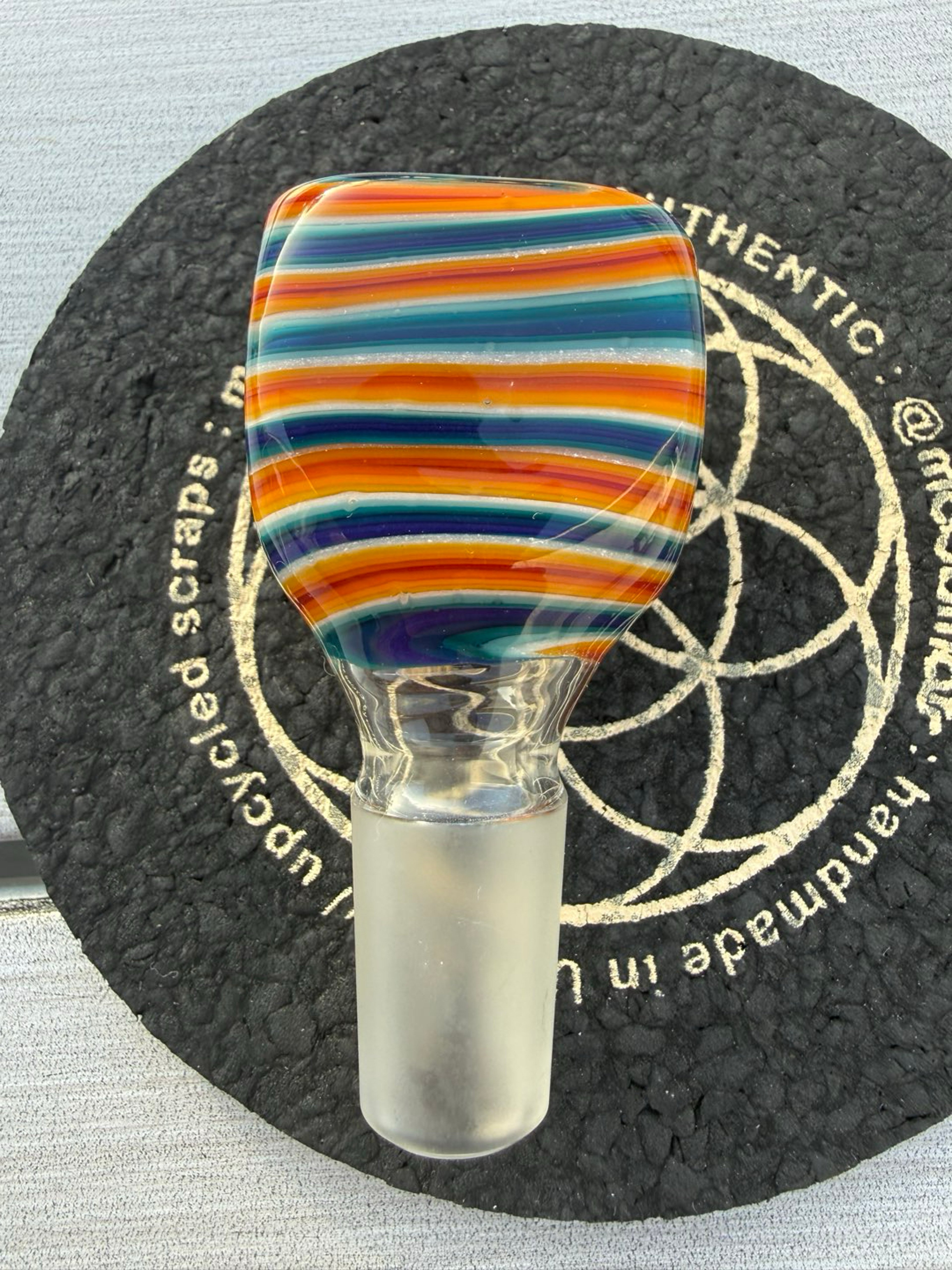 Rainbow Square slide 18mm bowl #2 image 0